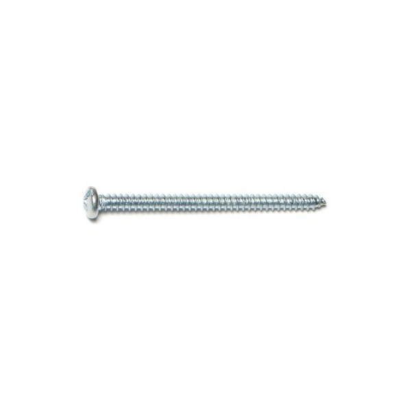 Midwest Fastener Sheet Metal Screw, #6 x 2 in, Zinc Plated Steel Pan Head Combination Phillips/Slotted Drive, 100 PK 03164 - main